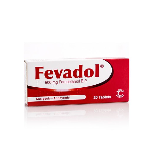 Fevadol | 500mg 20 Tabs